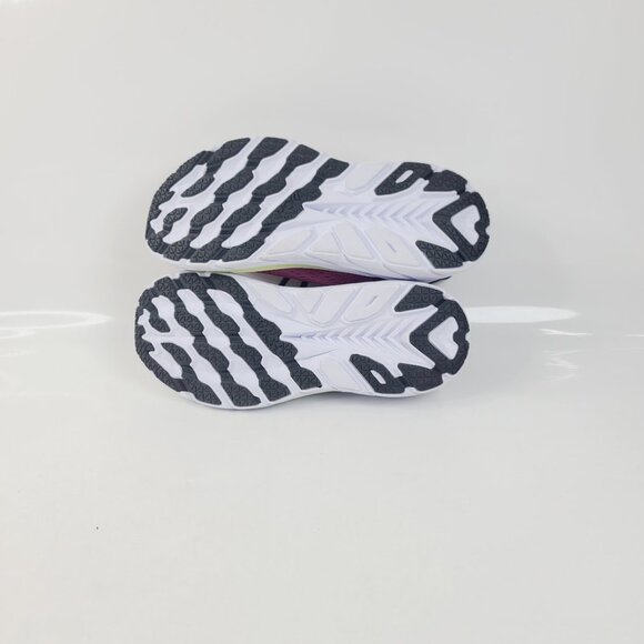 Hoka One One Women's Pink Lime Clifton 8 Mesh Athletic Running Shoes Size 6B - Picture 5 of 7